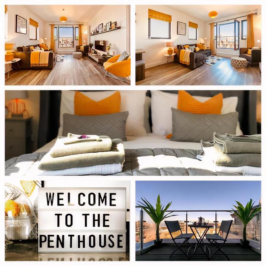 The Penthouse Margate, Balconies, Sea View, Gated Parking, Air Con! Lägenhet Exteriör bild